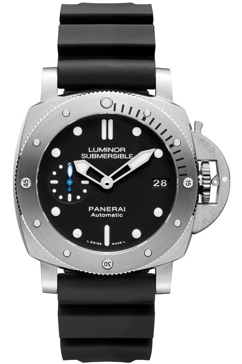 blue panerai submersible|panerai submersible 42mm white dial.